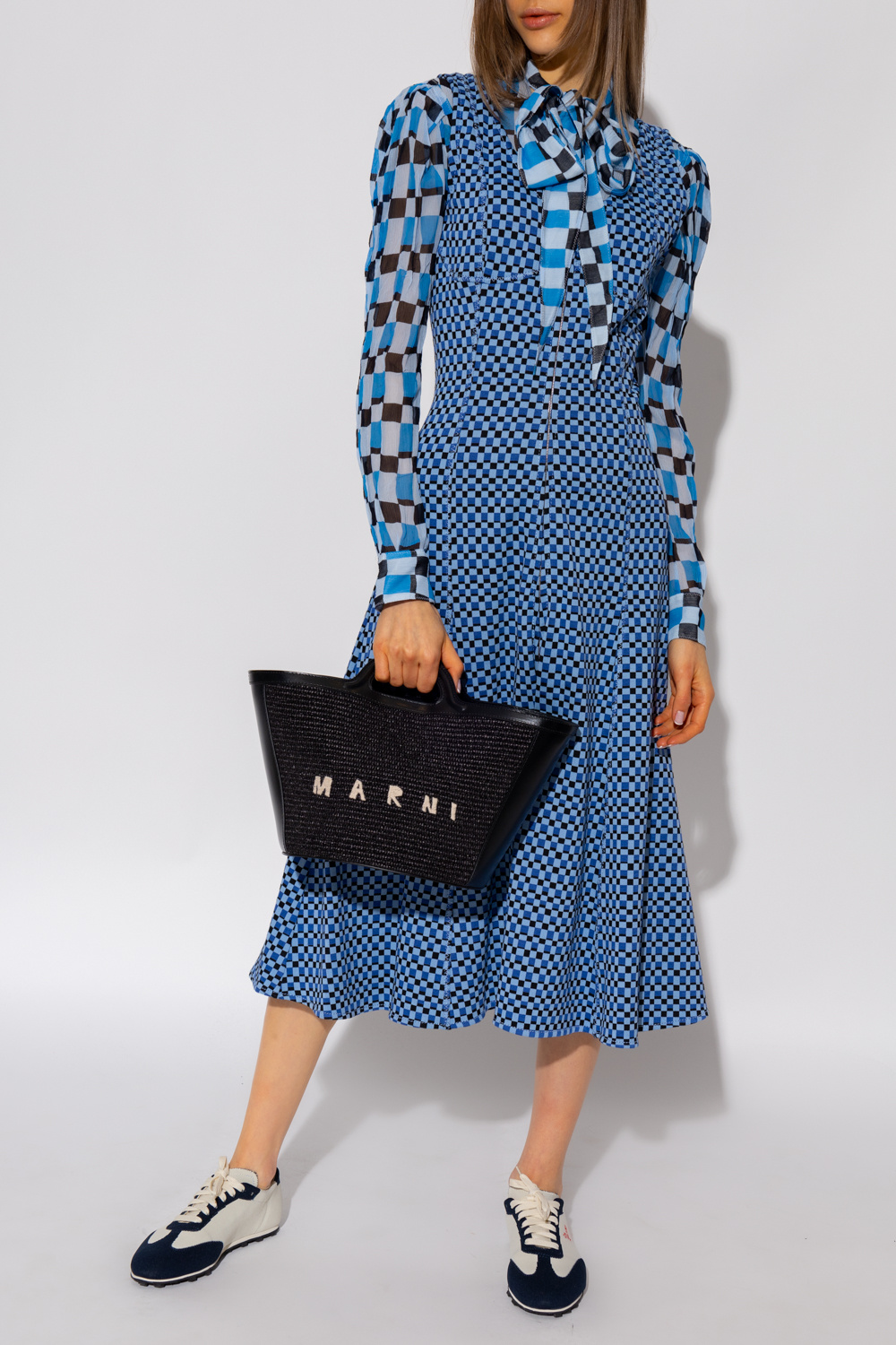 Marni blue outlet dress